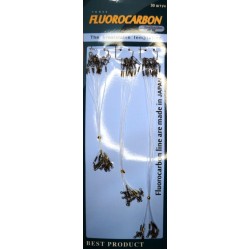 Набір рибальських повідців флюорокарбонових, 30шт (15см, 20см, 25см)